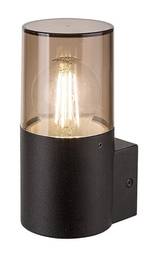 Aplica Teplice, 1 x E27, negru mat, IP44