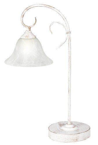 Lampa de masa Katherine, 1 x E27, alb antichizat