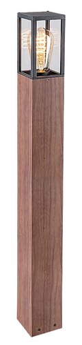 Lampadar Wales, 1 x E27, stejar, IP44