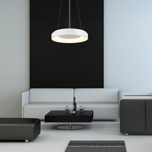 Pendul LED Ceilo cu Telecomanda, 38W, 3 tipuri de lumina, Alb
