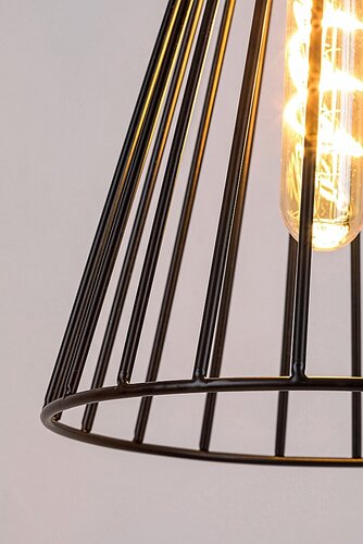 Pendul Leandros, 1 x E27, Negru