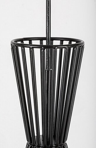 Pendul Leandros, 1 x E27, Negru