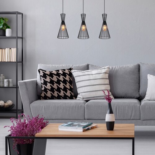 Pendul Leandros, 1 x E27, Negru