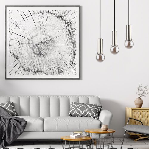 Pendul Zuriel, 1 x E27, Crom satin
