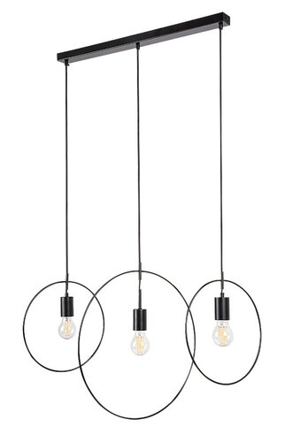 Pendul Dilara, 3 x E27, Negru