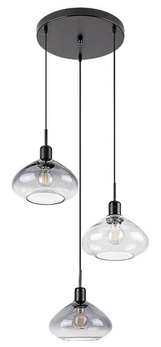 Pendul Dvora, 3 x E27, Negru