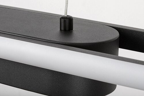 Pendul LED Contessa, 48W, lumina neutra (4000K), Negru