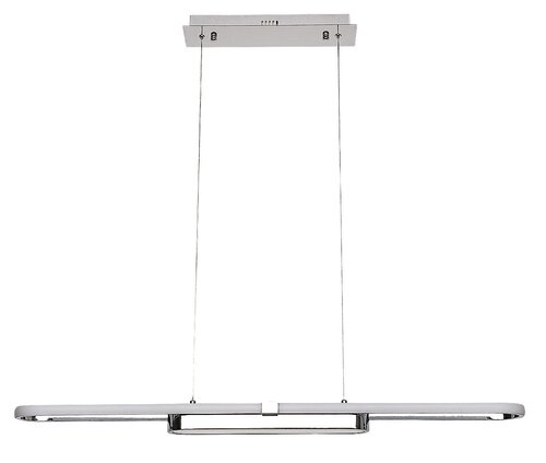 Pendul LED Contessa, 48W, lumina neutra (4000K), Crom