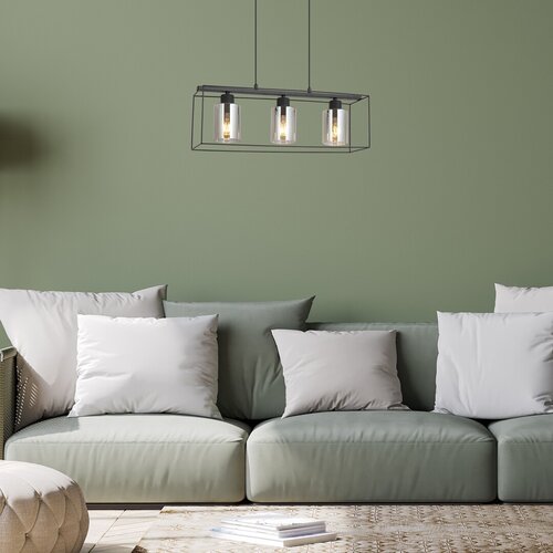 Pendul Chadwick, 3 x E27, Negru