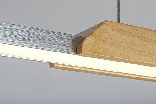 Pendul LED Tamur, 26W, lumina neutra (4000K), Maro