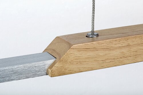 Pendul LED Tamur, 26W, lumina neutra (4000K), Maro