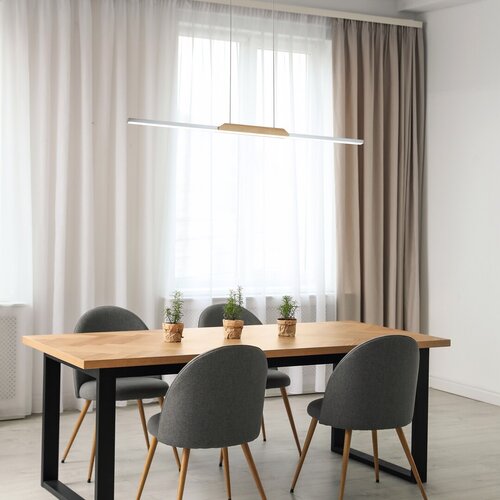 Pendul LED Tamur, 26W, lumina neutra (4000K), Maro