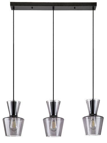 Pendul Abra, 3 x E27, Negru