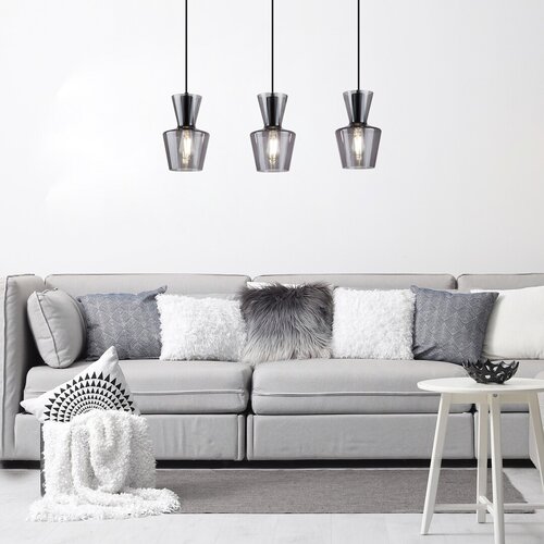 Pendul Abra, 3 x E27, Negru
