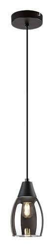 Pendul Ilmari, 1 x E27, Negru