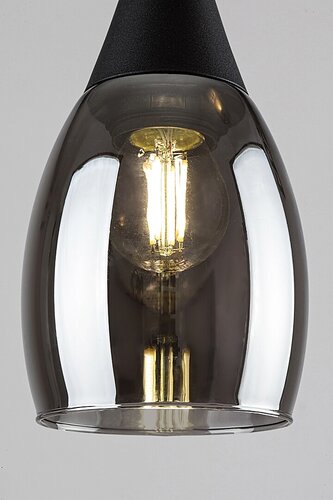 Pendul Ilmari, 4 x E27, Negru