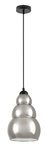 Pendul Salvatore, 1 x E27, Negru