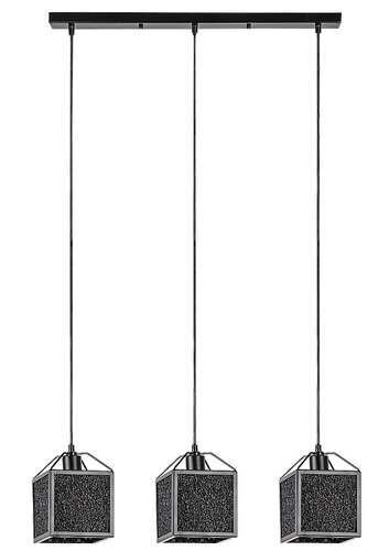 Pendul Samilo, 3 x E27, Negru