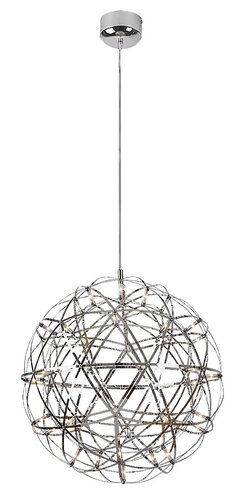 Pendul LED Eudora, 16W, 880lm, lumina calda (3000K), Crom