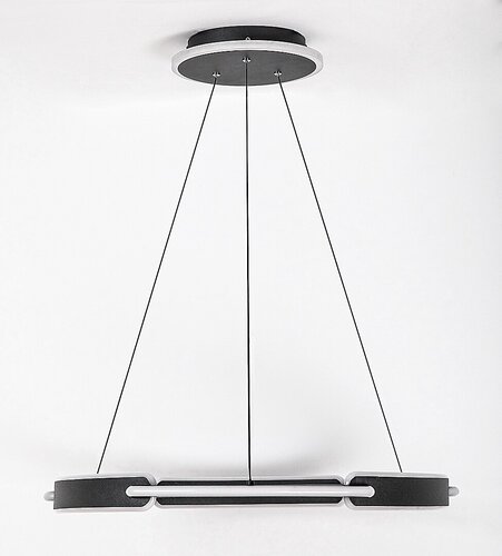 Pendul LED Sindri, 45W, 2 tipuri de lumina, Negru