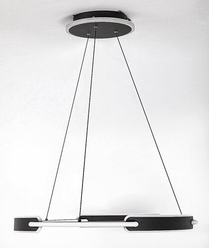 Pendul LED Sindri, 45W, 2 tipuri de lumina, Negru