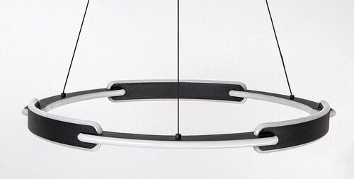 Pendul LED Sindri, 45W, 2 tipuri de lumina, Negru