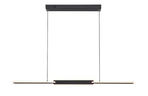 Pendul LED Sindri, 36W, 2 tipuri de lumina, Negru