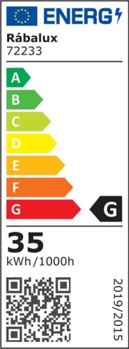 Pendul LED Jarnelle, 35W, lumina calda (3000K), Crom