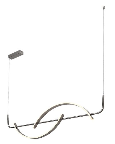 Pendul LED Jarnelle, 35W, lumina calda (3000K), Crom