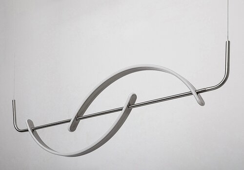 Pendul LED Jarnelle, 35W, lumina calda (3000K), Crom