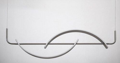 Pendul LED Jarnelle, 35W, lumina calda (3000K), Crom