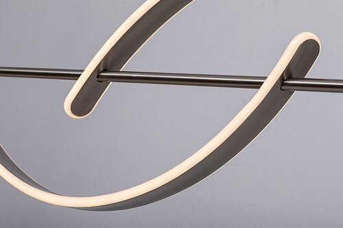 Pendul LED Jarnelle, 35W, lumina calda (3000K), Crom