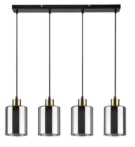 Pendul Perez, 4 x E27, Negru