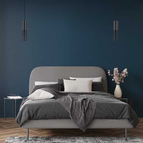 Pendul Nasis, 1 x GU10, Negru