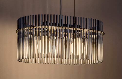 Pendul Inesa, 2 x E27, Negru