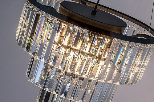 Candelabru Eloisa, 3 x E27, Negru