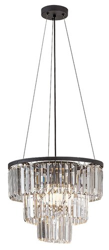 Candelabru Eloisa, 3 x E27, Negru