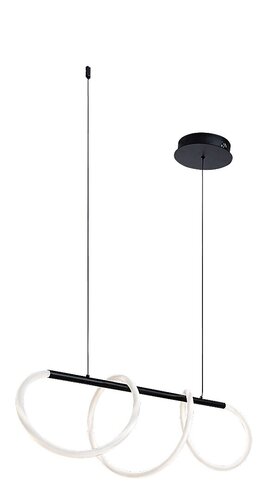 Pendul LED Montema, 40W, lumina neutra (4000K), Negru