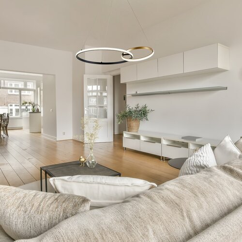 Pendul LED Emilion, 36W, lumina neutra (4000K), Negru