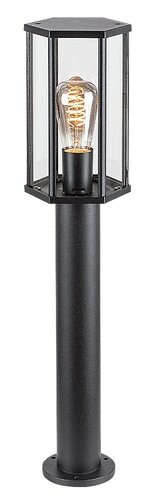 Lampadar Dubrovnik, 1 x E27, negru mat, IP44