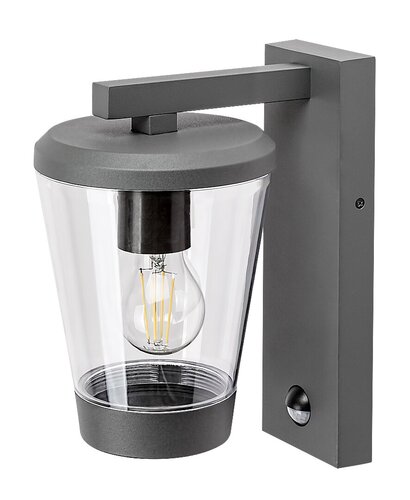 Aplica Savano cu senzor de miscare, 1 x E27, antracit, IP44