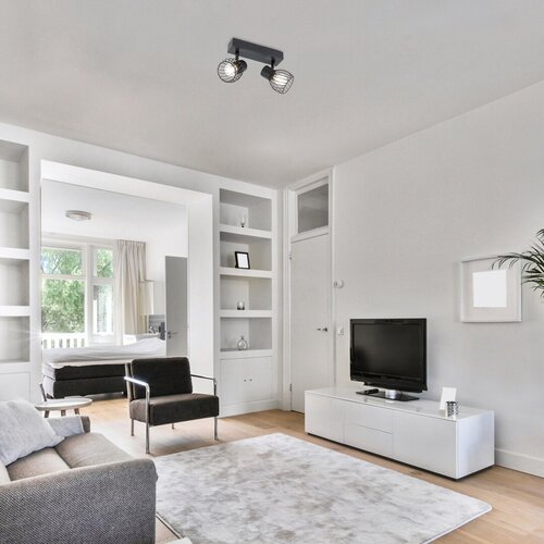 Spot Aberama, 2 x E14, negru