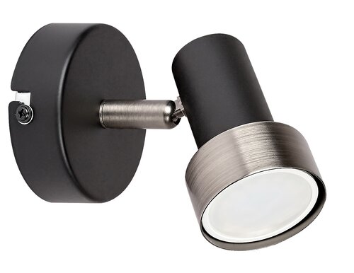 Spot Konrad, 1 x GU10, negru mat