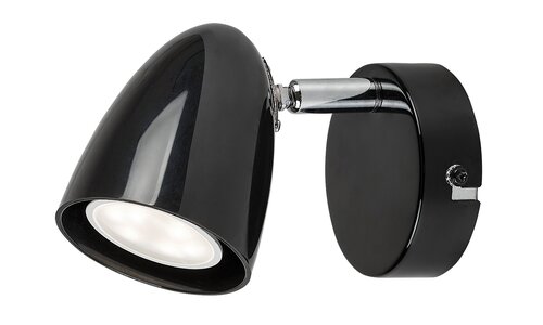 Spot Perico, 1 x GU10, negru