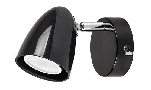 Spot Perico, 1 x GU10, negru