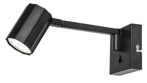 Aplica Karter, 1 x GU10, Negru