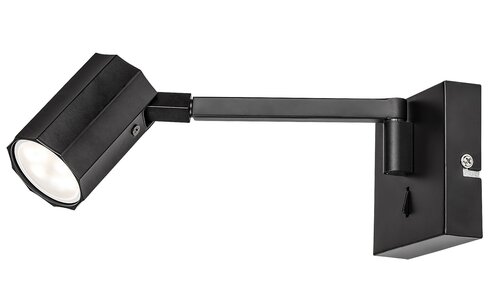 Aplica Karter, 1 x GU10, Negru