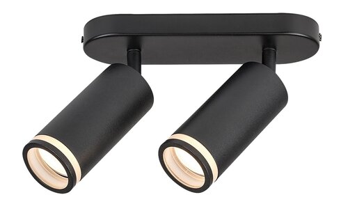Spot Senobia, 2 x GU10, negru