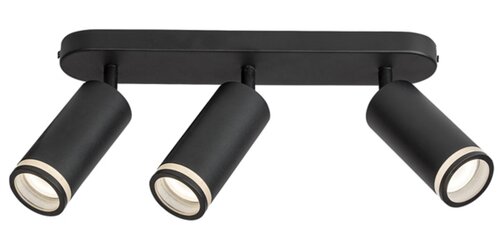 Spot Senobia, 3 x GU10, negru