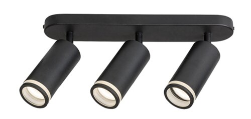 Spot Senobia, 3 x GU10, negru